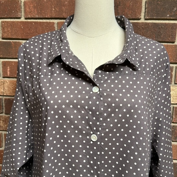 Tulip Flowy Polka Dot Dress - Picture 2 of 10